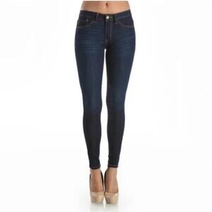 KANCAN Skinny Estilo Dark Wash Mid Rise Jeans | 27